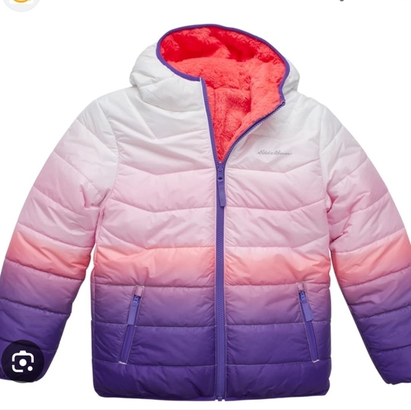 Eddie Bauer Other - Eddie Bauer Reversible 3T Deer Harbor Insulated Hooded Jacket 3293-CM